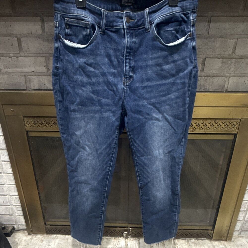 Judy Women's Blue Jeans Size 14W Skinny Fit Denim Pants